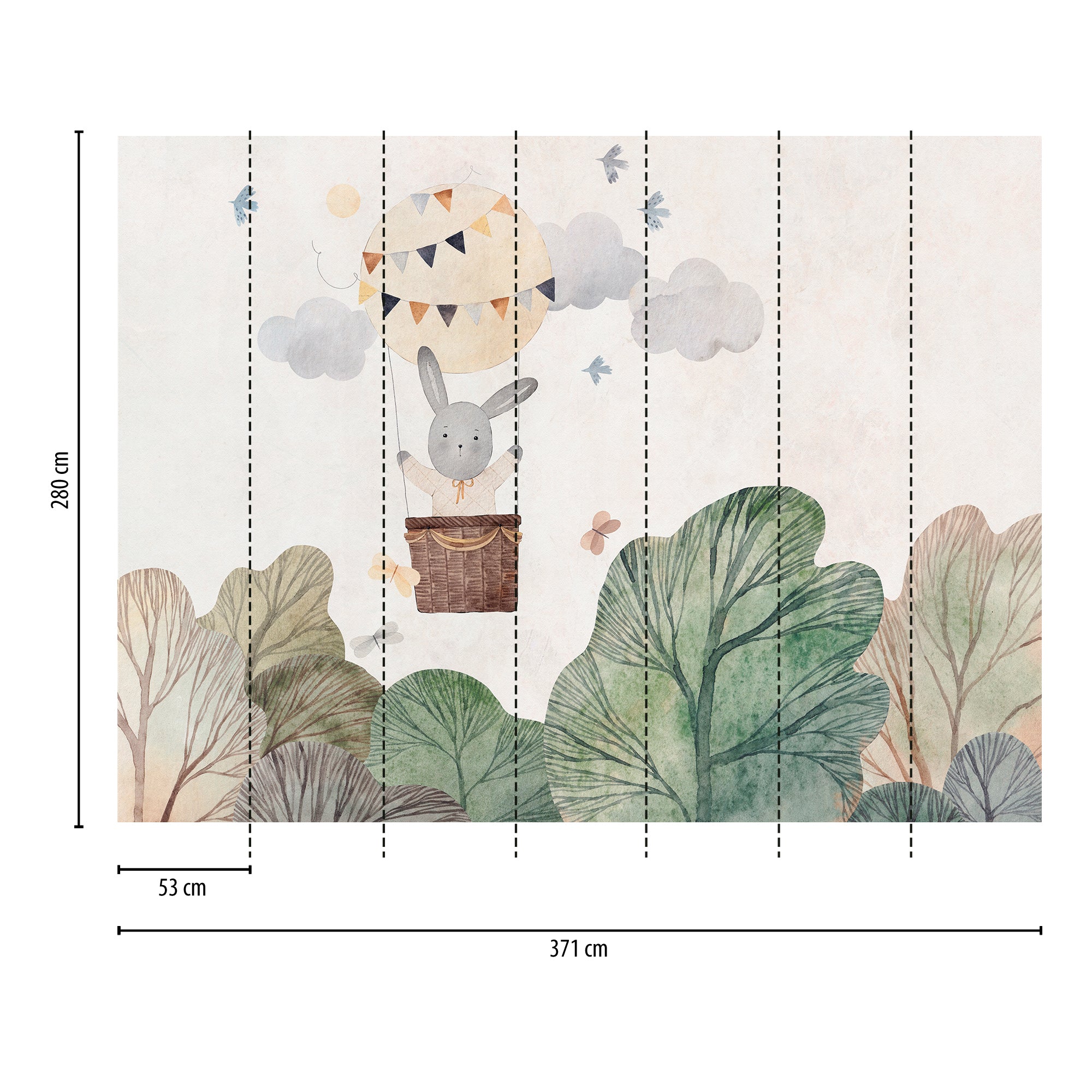 Hochwertige  Tapete aus der Kollektion THE WALL III in Beige