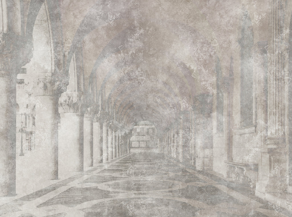 Hochwertige  Tapete aus der Kollektion THE WALL III in Grau