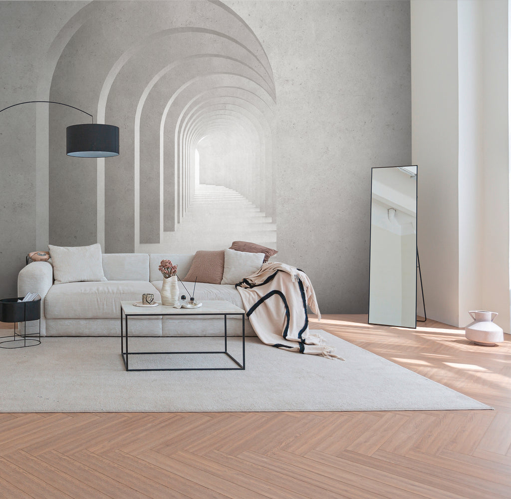 Hochwertige  Tapete aus der Kollektion THE WALL III in Grau