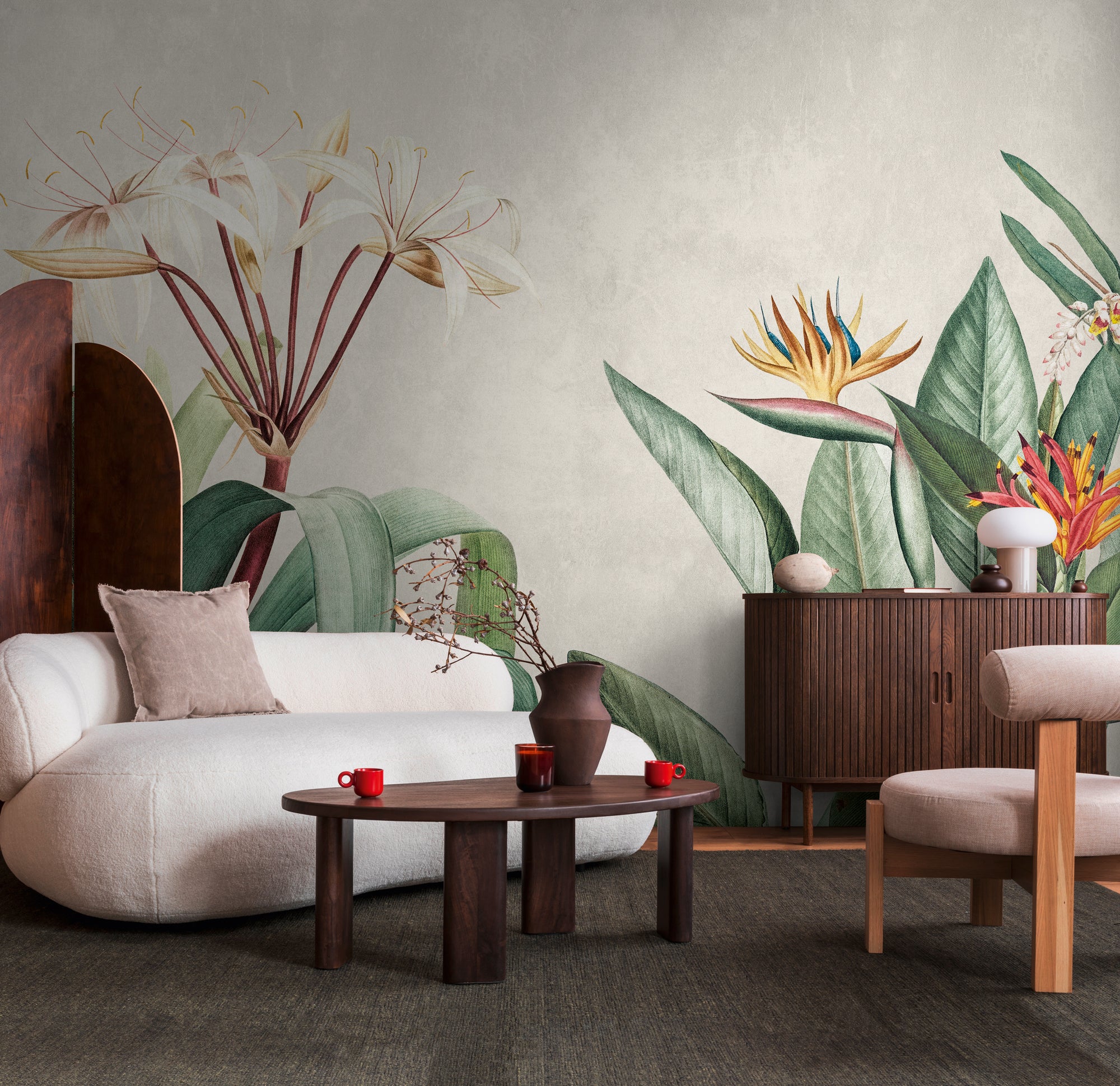 High-quality wallpaper from THE WALL III collection in cream 