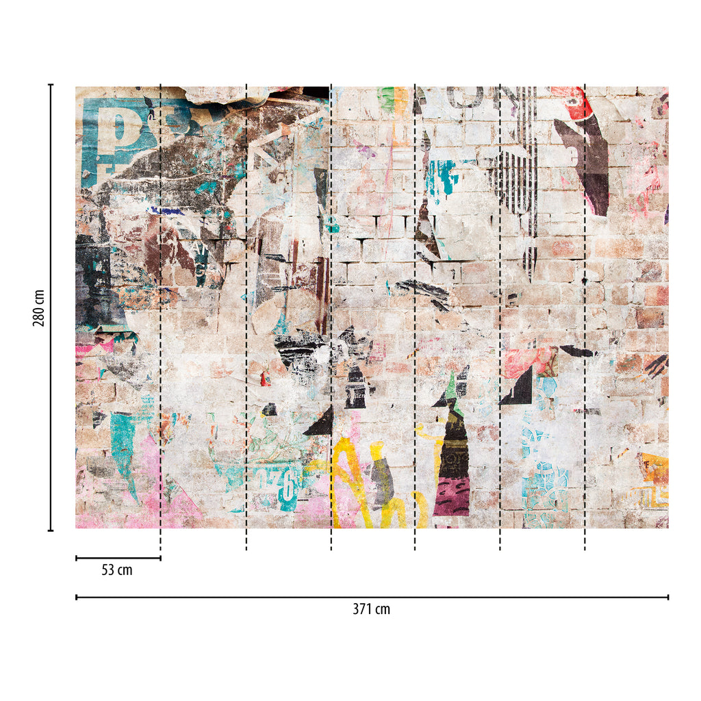 Hochwertige  Tapete aus der Kollektion THE WALL III in Beige