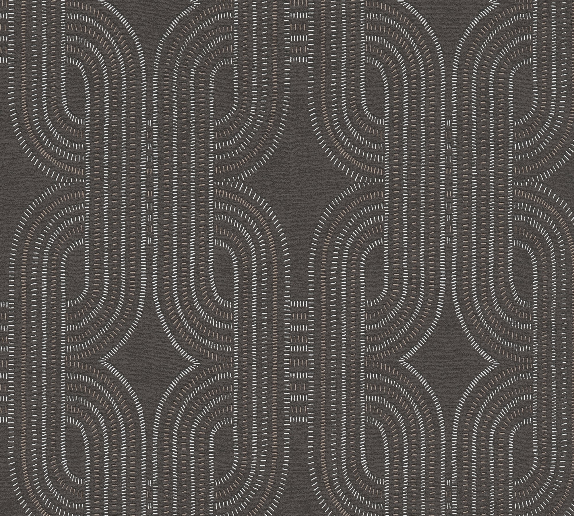 High-Quality Non-Woven Wallpaper Black Graphic