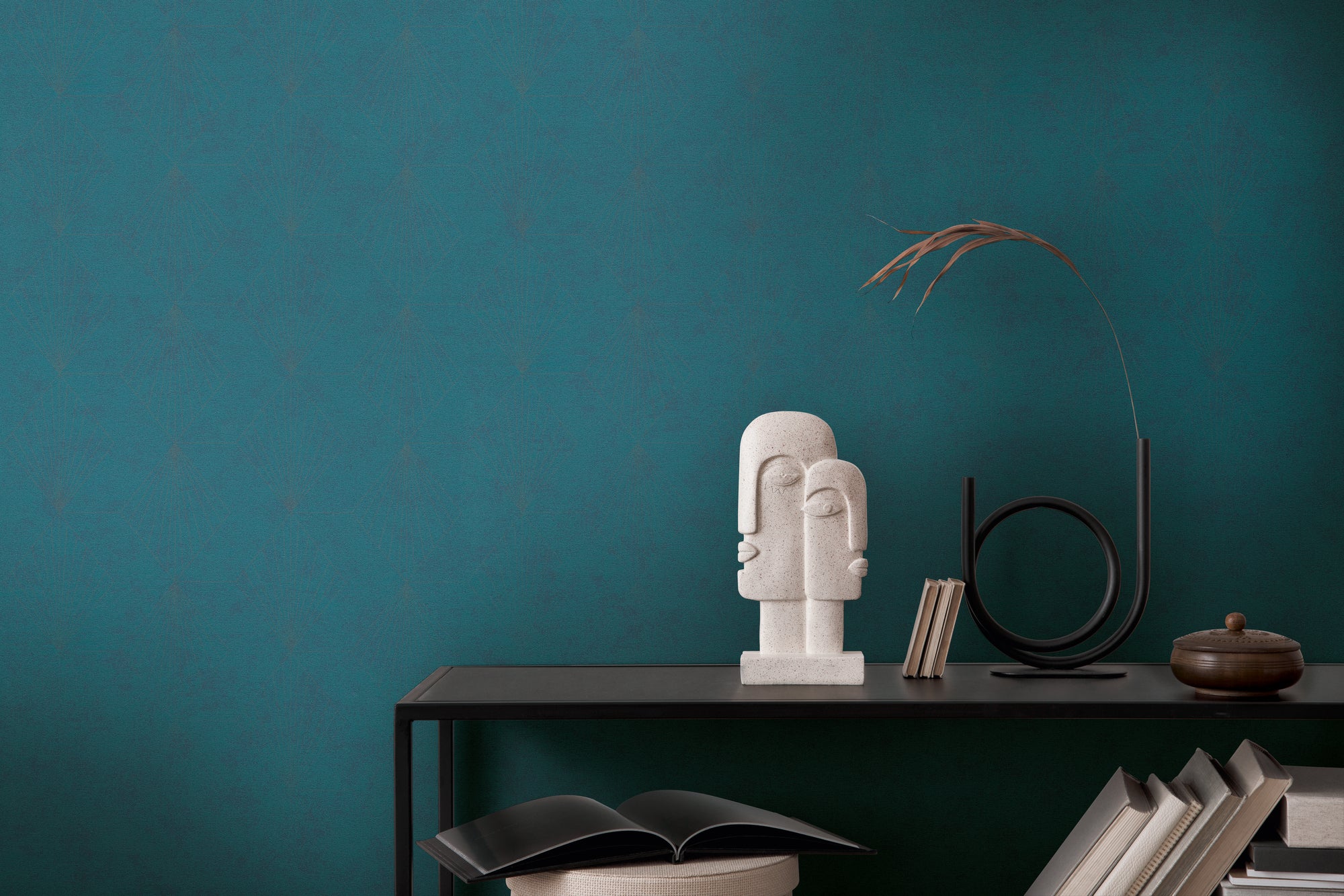 High-quality wallpaper from the French Affair collection in blue 