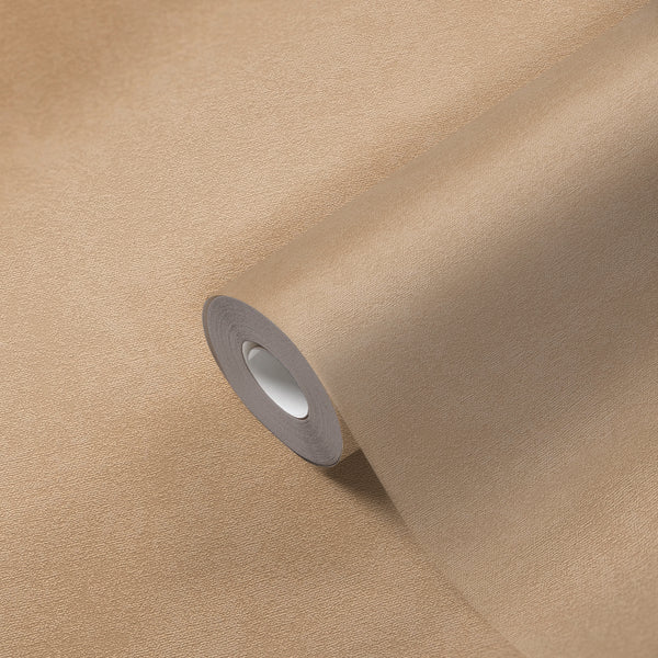 Hochwertige Vliestapete Beige Unitapete
