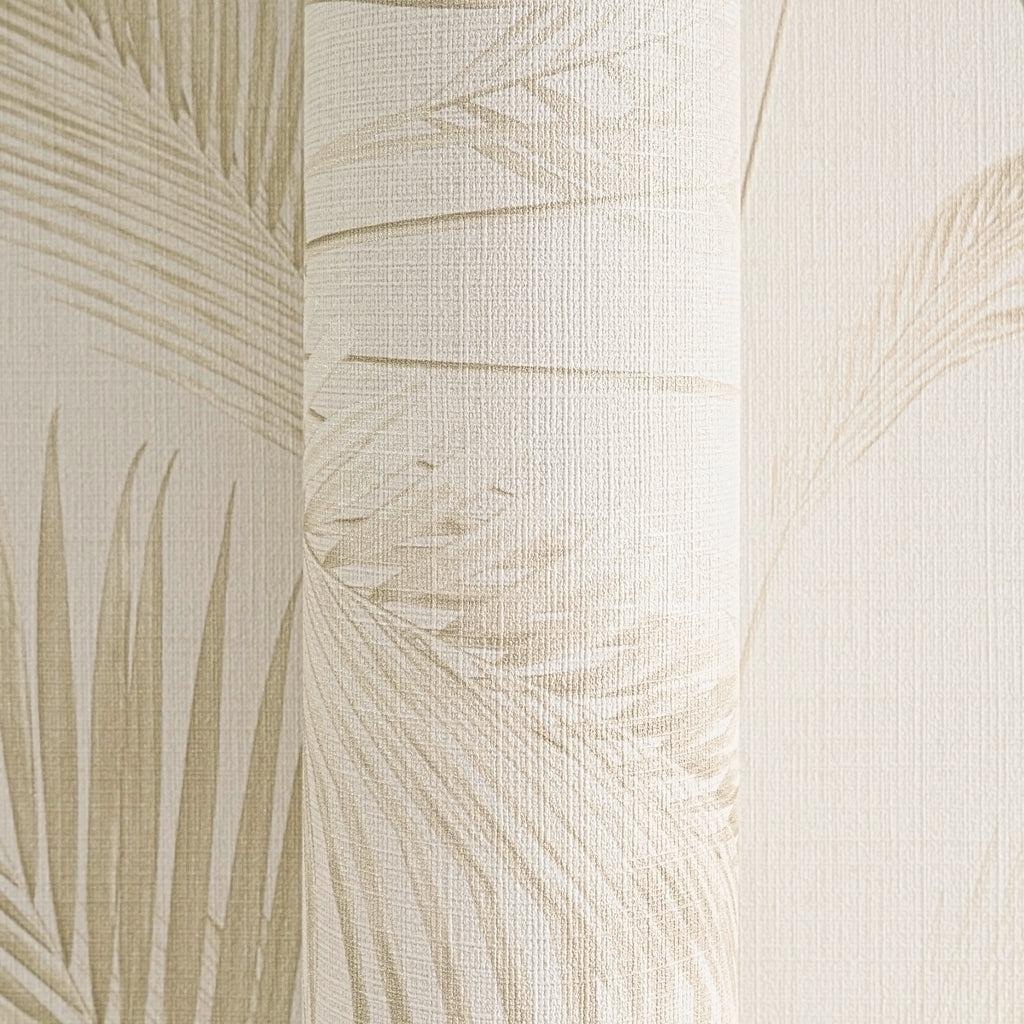 High-Quality Non-Woven Wallpaper Cream Floral