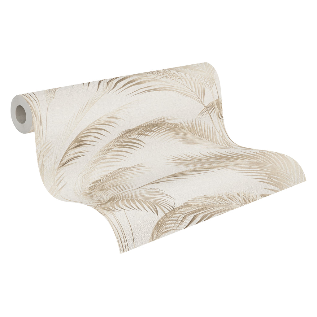 High-Quality Non-Woven Wallpaper Cream Floral