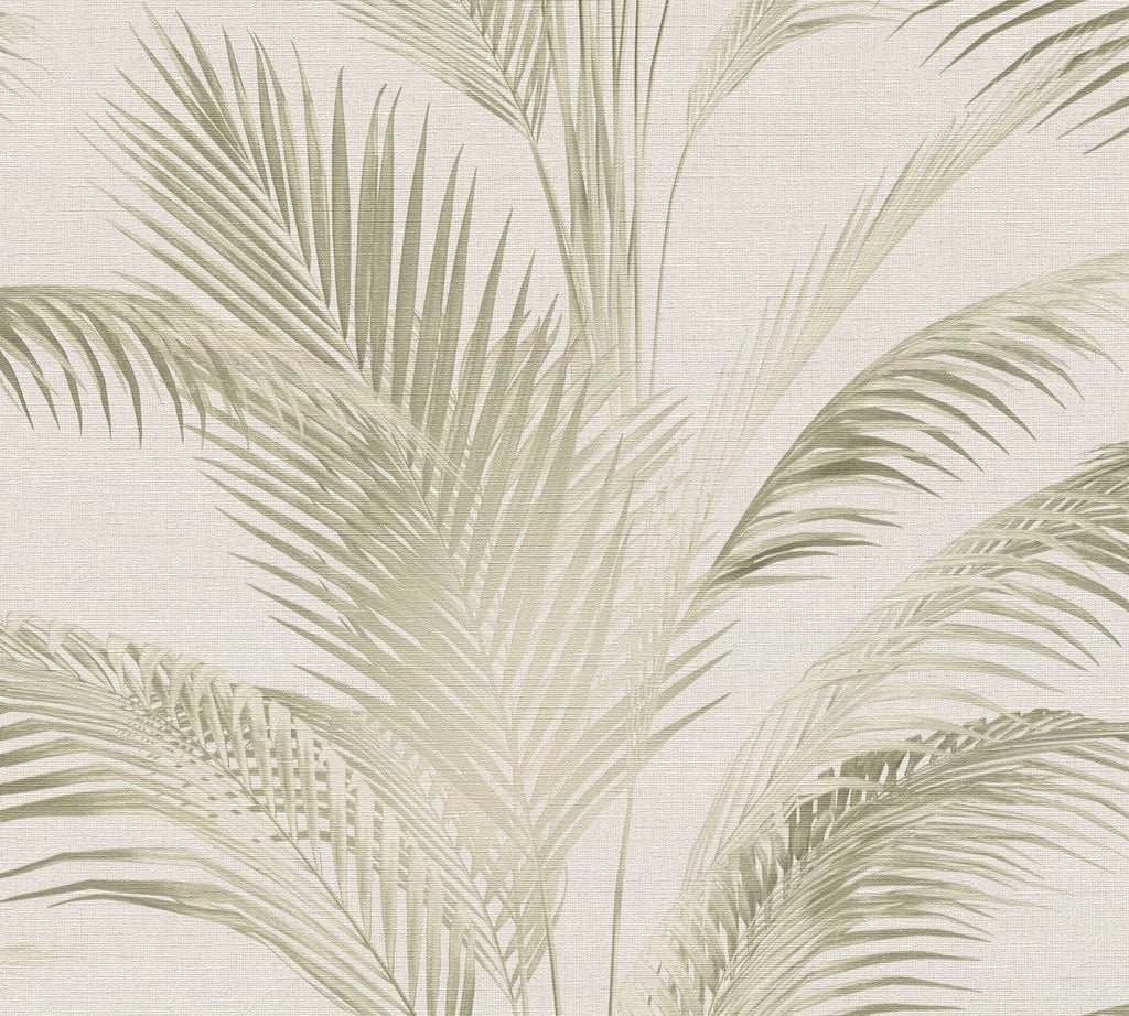 High-Quality Non-Woven Wallpaper Cream Floral