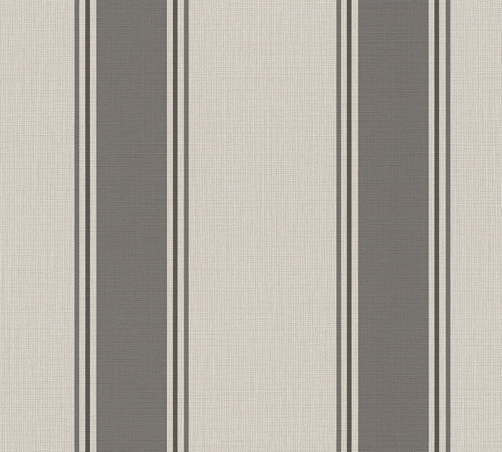 Hochwertige Vliestapete Beige Streifentapete