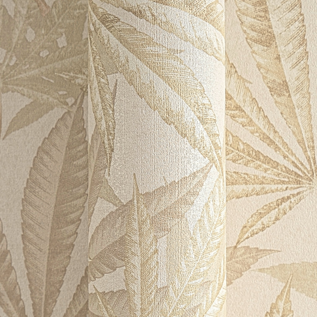 High-Quality Non-Woven Wallpaper Cream Floral