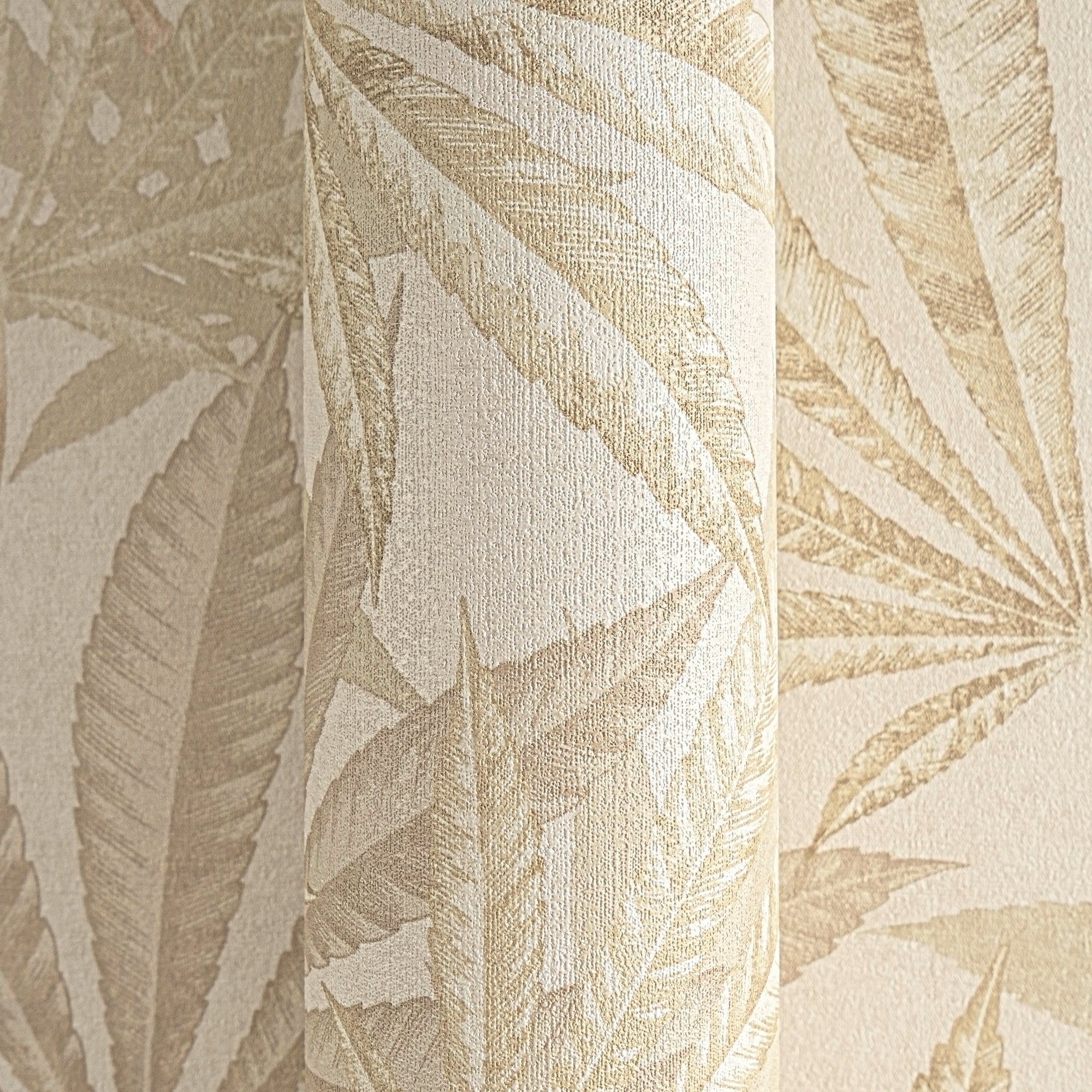 High-Quality Non-Woven Wallpaper Cream Floral
