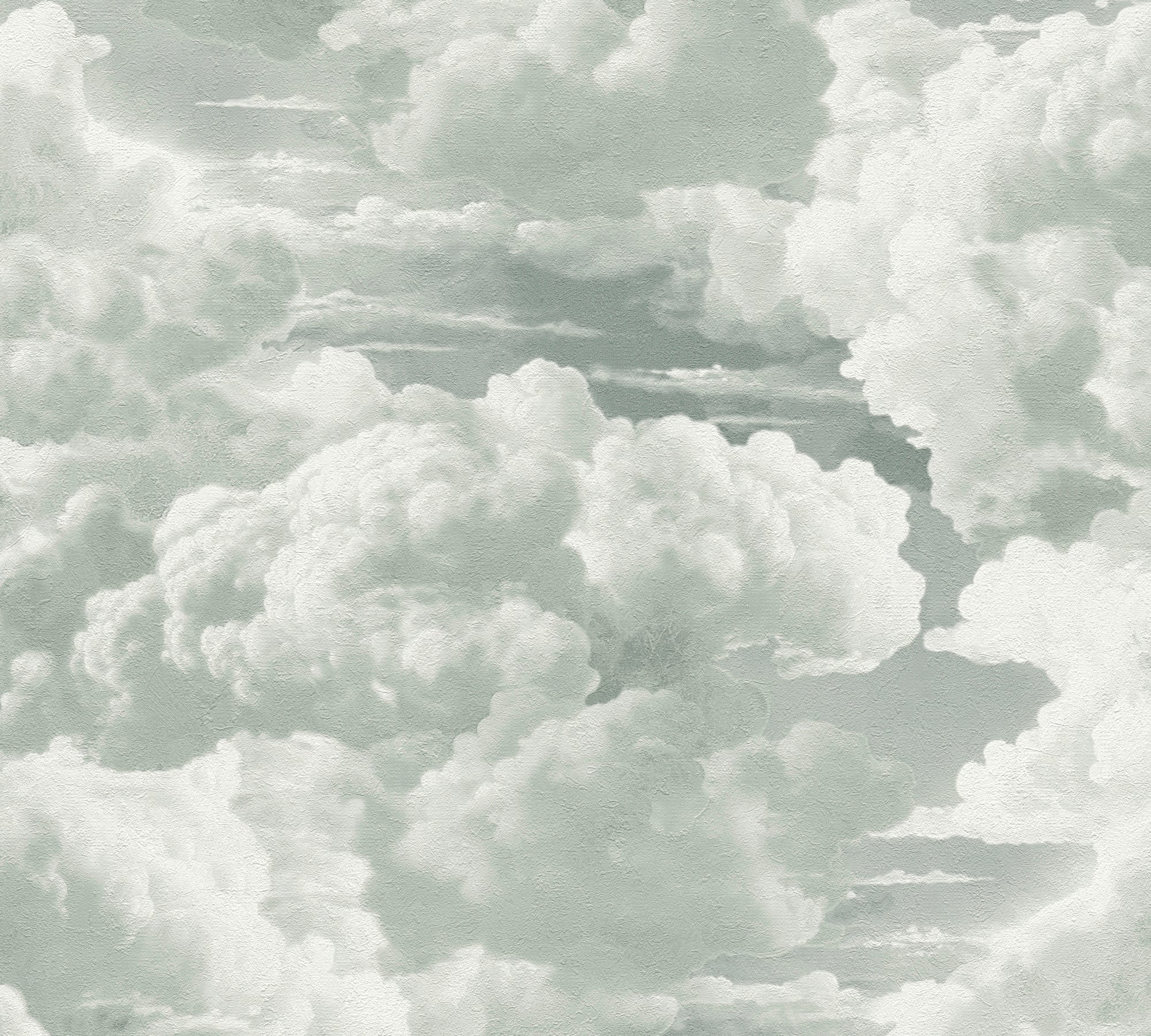 High-quality Non-woven Wallpaper White Clouds