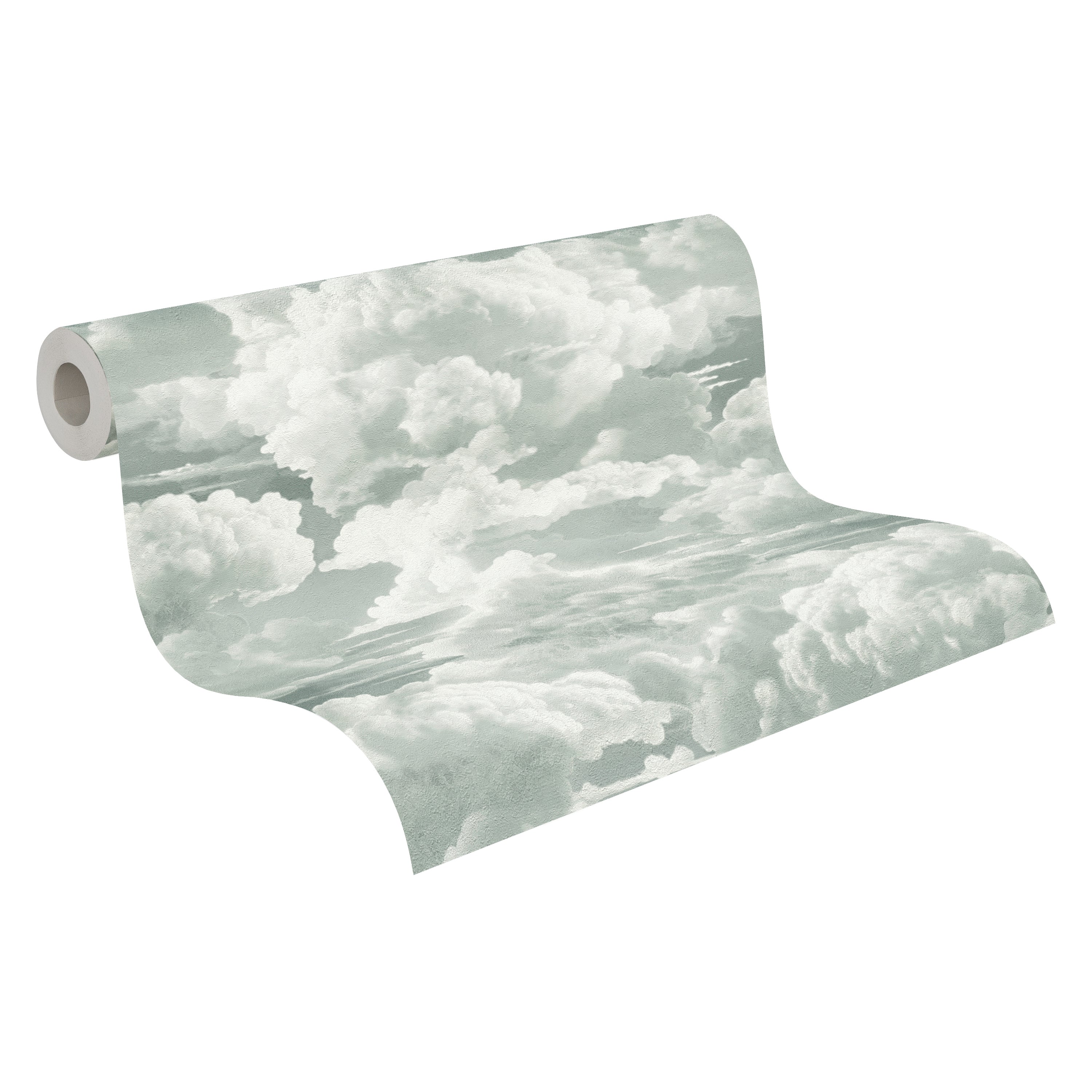 High-quality Non-woven Wallpaper White Clouds