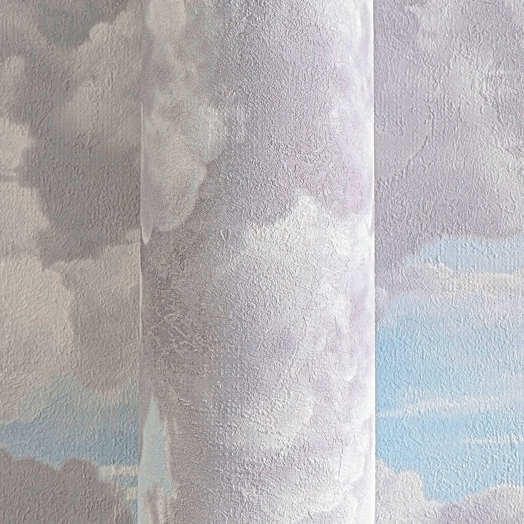 Hochwertige Vliestapete Grau Wolken