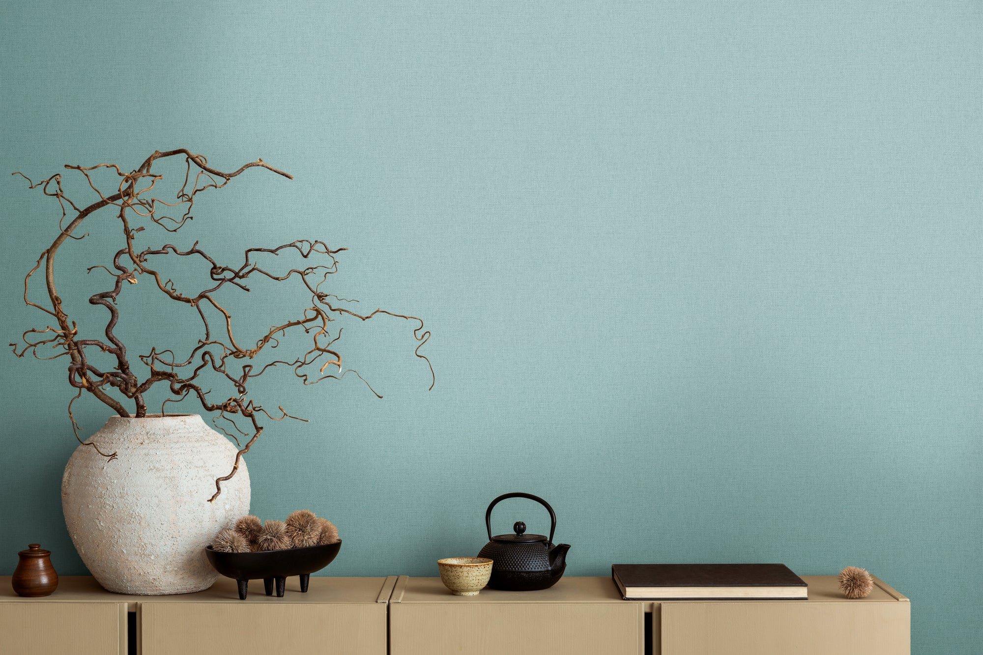 High-quality wallpaper from the Michalsky 6 collection in blue. 