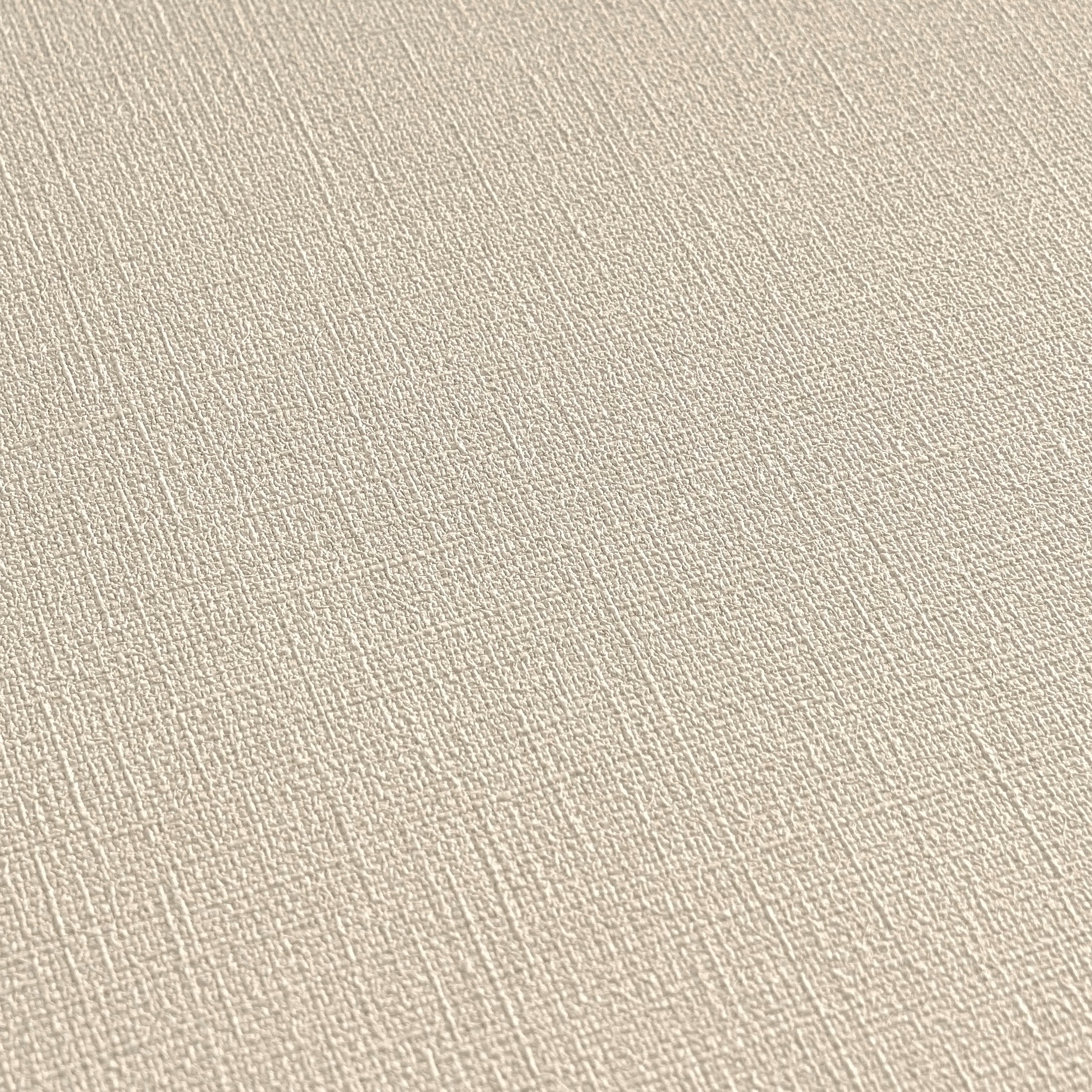 Hochwertige Vliestapete Beige Unitapete