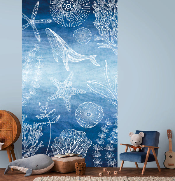 High-Quality Photo Wallpaper Blue Animals