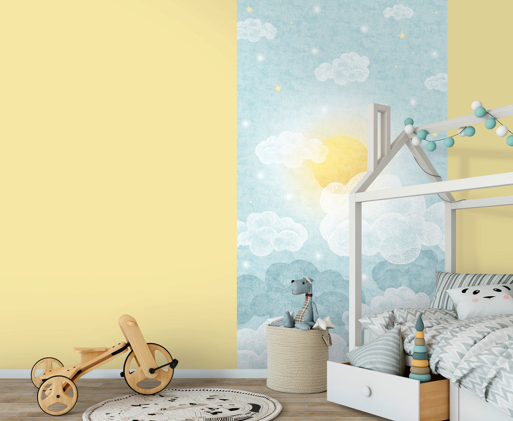 High-quality Photo Wallpaper Blue Clouds