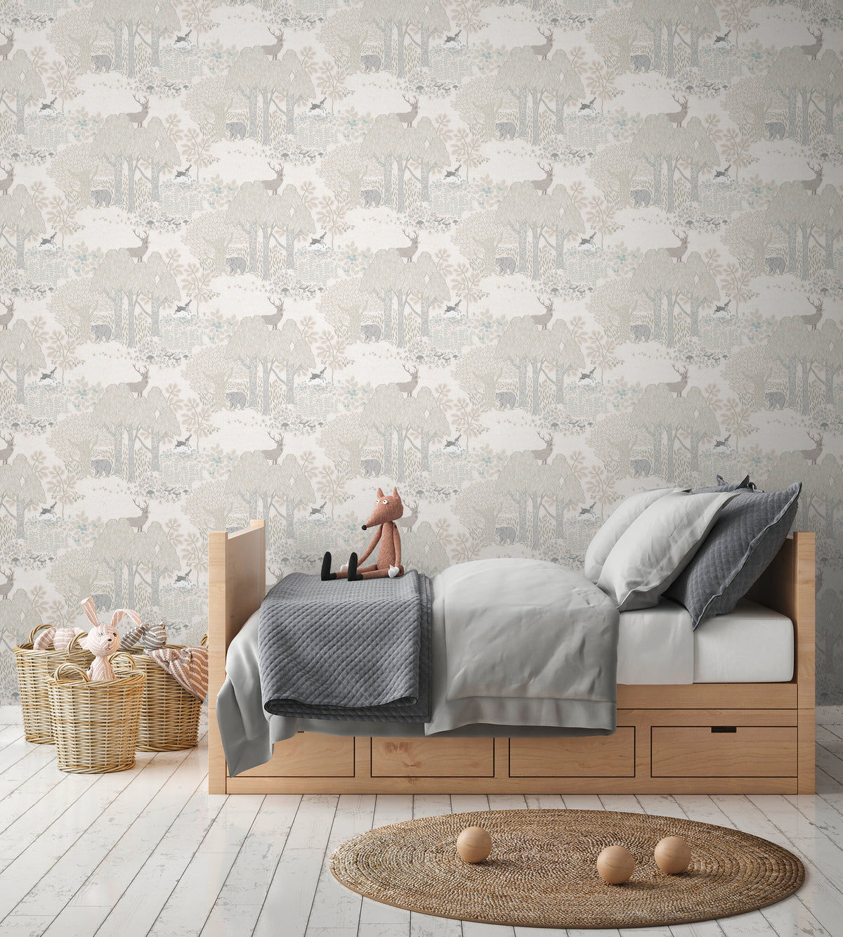High-Quality Non-Woven Wallpaper Brown Natural