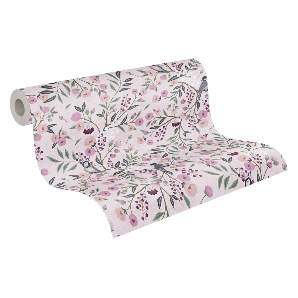 Hochwertige Vliestapete Bunt Blumenmuster