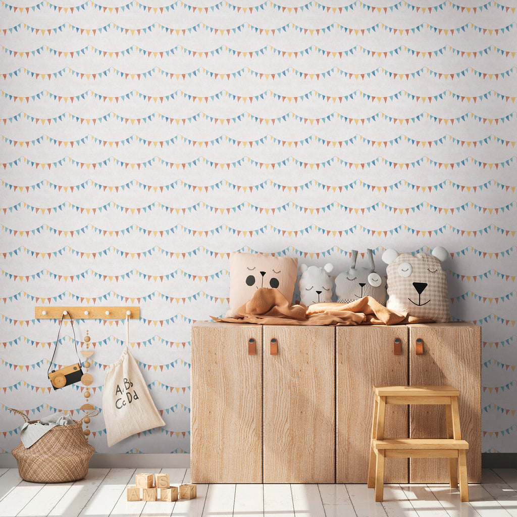 High-quality wallpaper from the Lilly & Luis collection in blue 