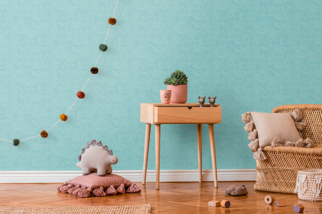 Hochwertige Tapete aus der Kollektion Lilly & Luis   in Blau