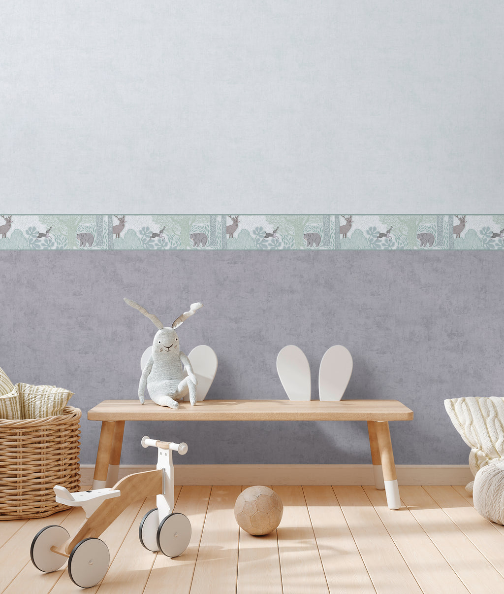 Hochwertige Tapete aus der Kollektion Lilly & Luis   in Grau