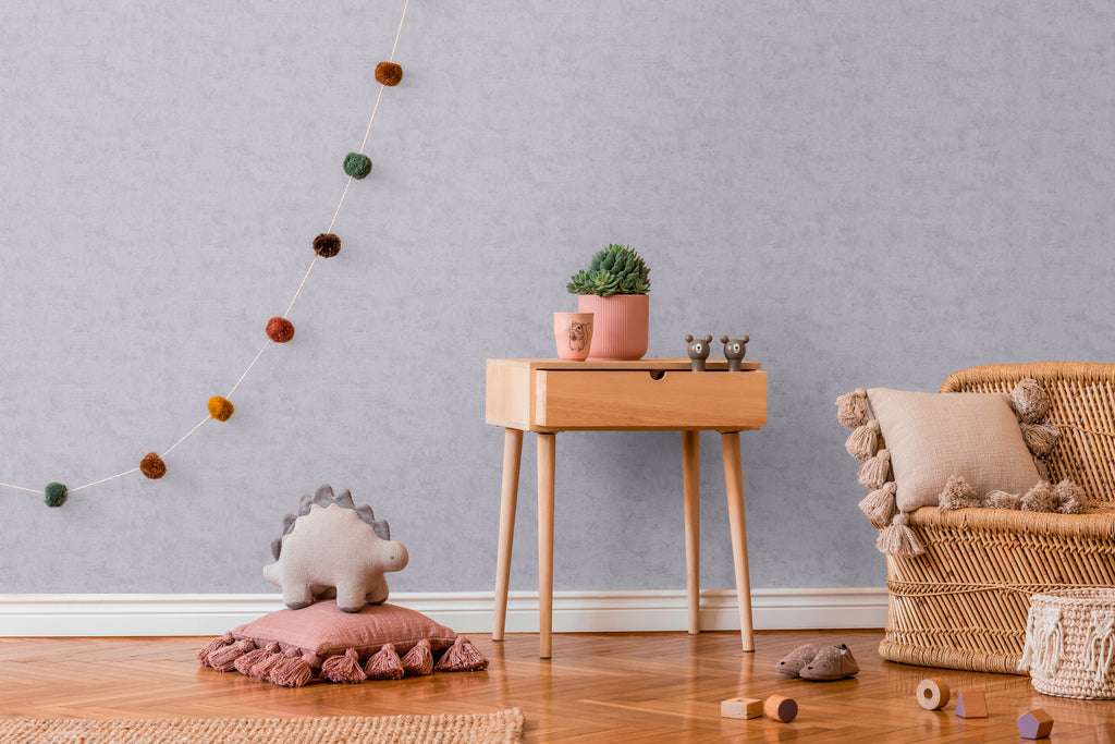 Hochwertige Tapete aus der Kollektion Lilly & Luis   in Grau