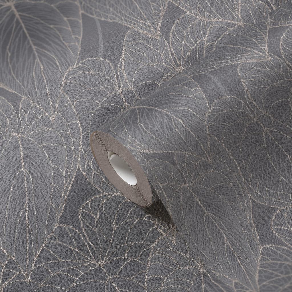 High-quality wallpaper from the Daniel Hechter 7 collection in grey. 