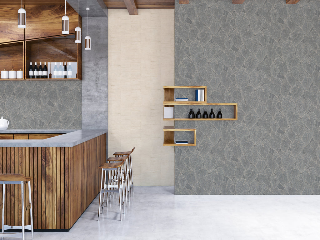 High-quality wallpaper from the Daniel Hechter 7 collection in grey. 