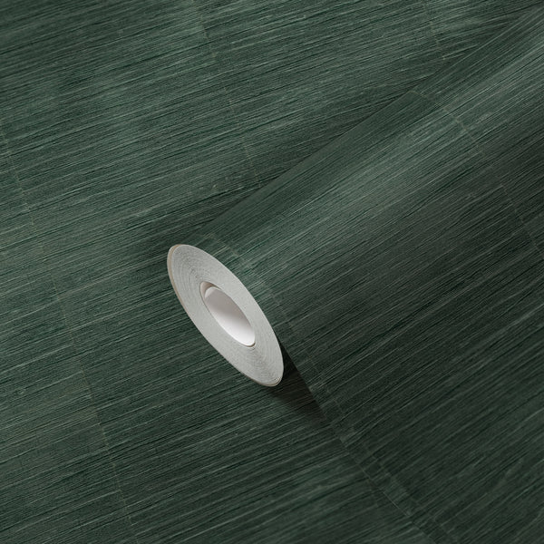 High-Quality Non-Woven Green Striped Wallpaper