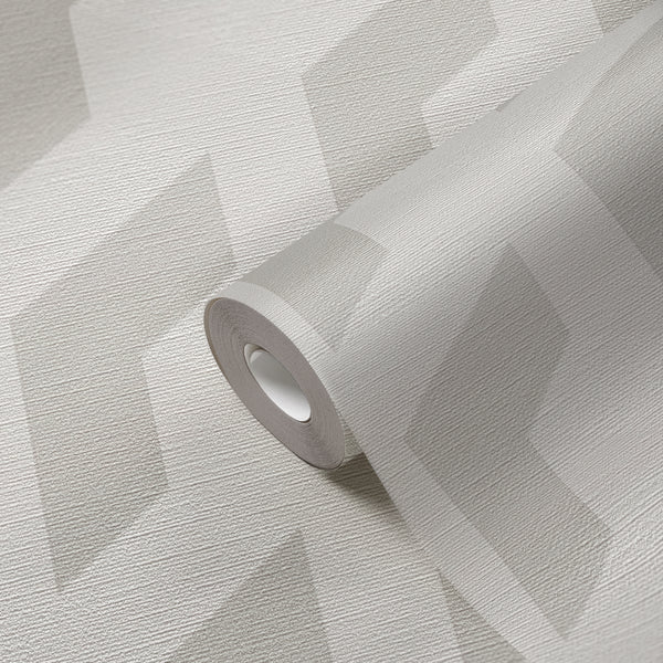 Premium Non-Woven Wallpaper Grey Graphic