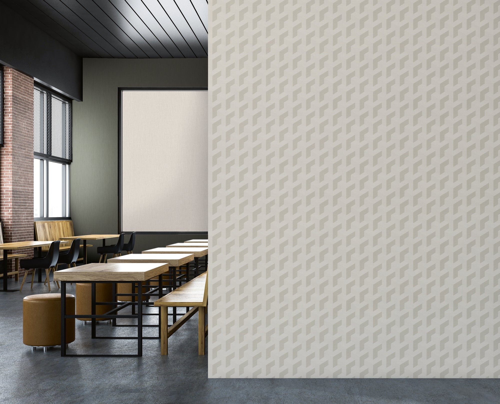 High-quality wallpaper from the Daniel Hechter 7 collection in grey. 