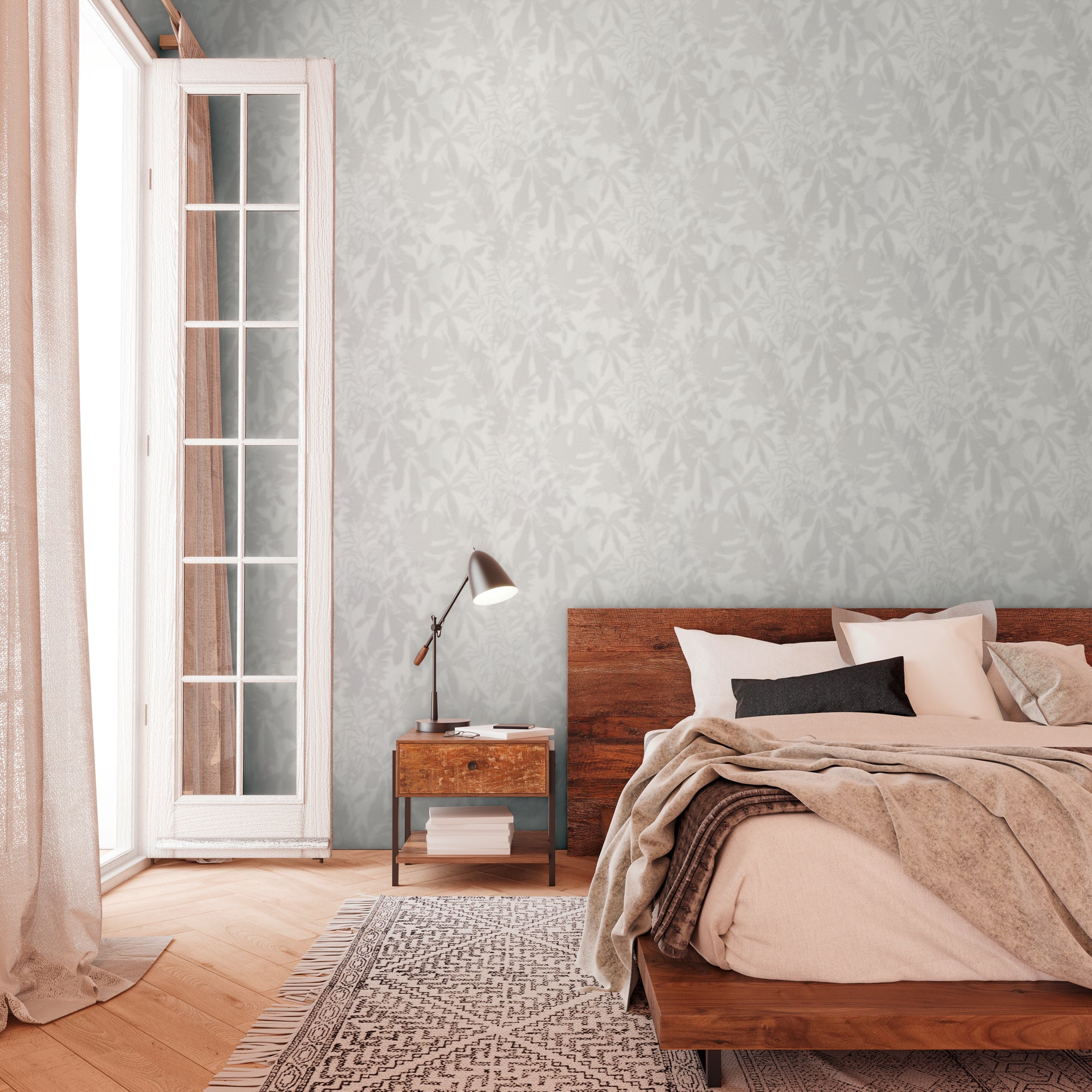 High-quality wallpaper from the Daniel Hechter 7 collection in grey. 