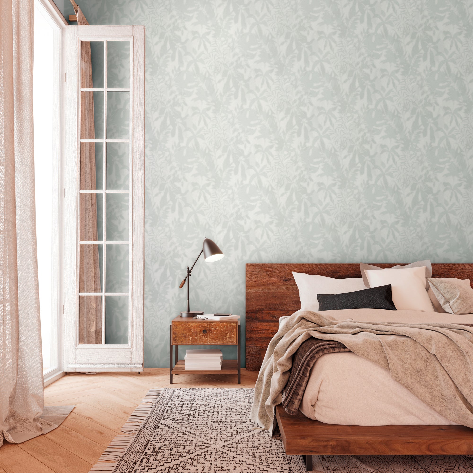 High-quality wallpaper from the Daniel Hechter 7 collection in green 