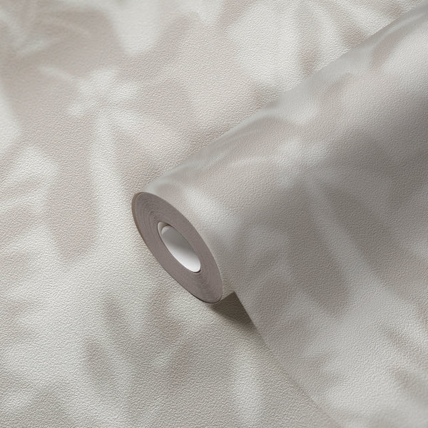 High-Quality Non-Woven Wallpaper Grey Floral