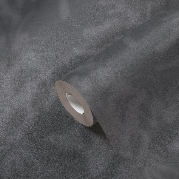 High-Quality Non-Woven Wallpaper Grey Floral