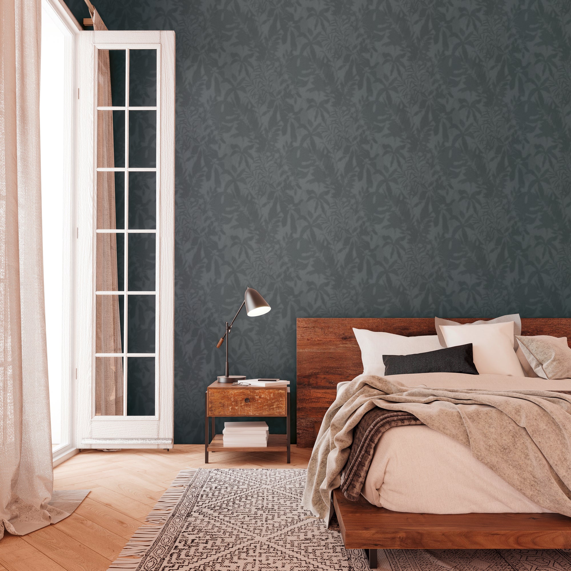 High-quality wallpaper from the Daniel Hechter 7 collection in grey. 