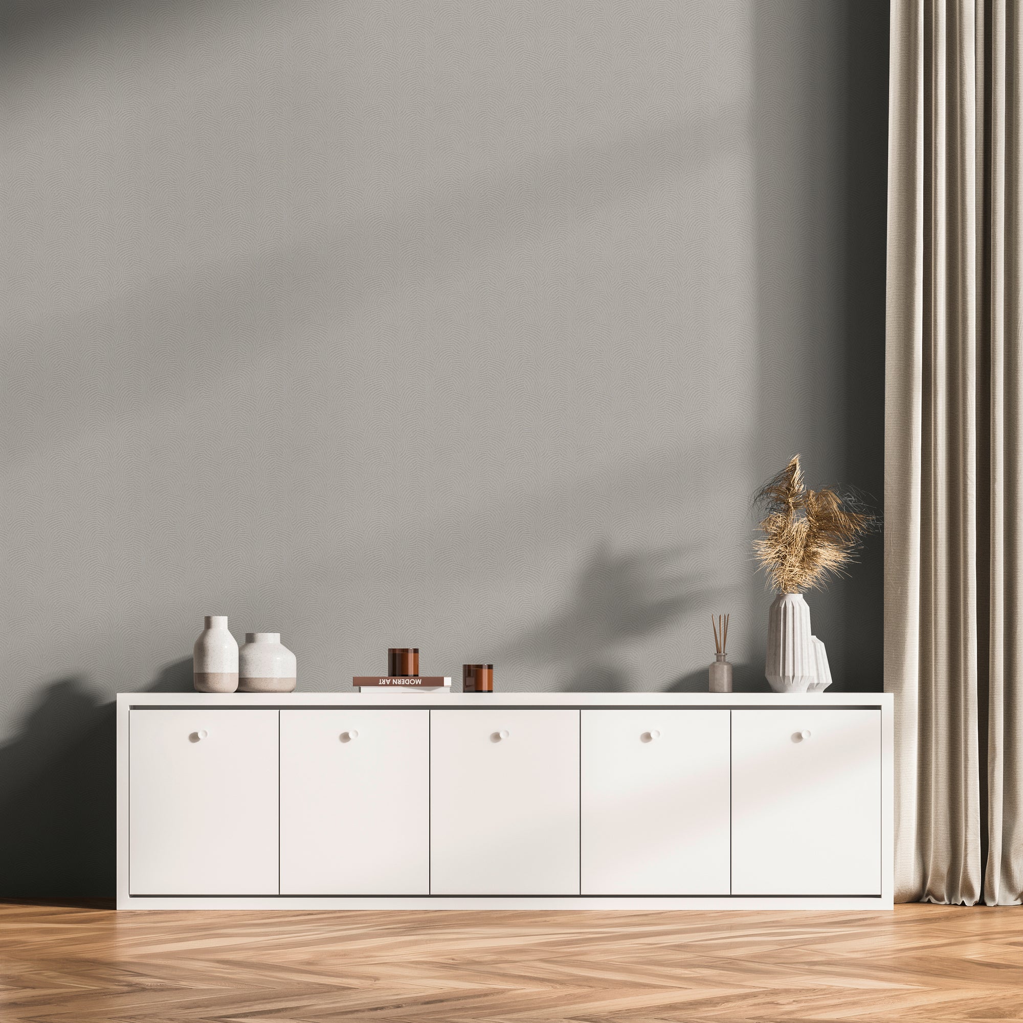 High-quality wallpaper from the Daniel Hechter 7 collection in grey. 