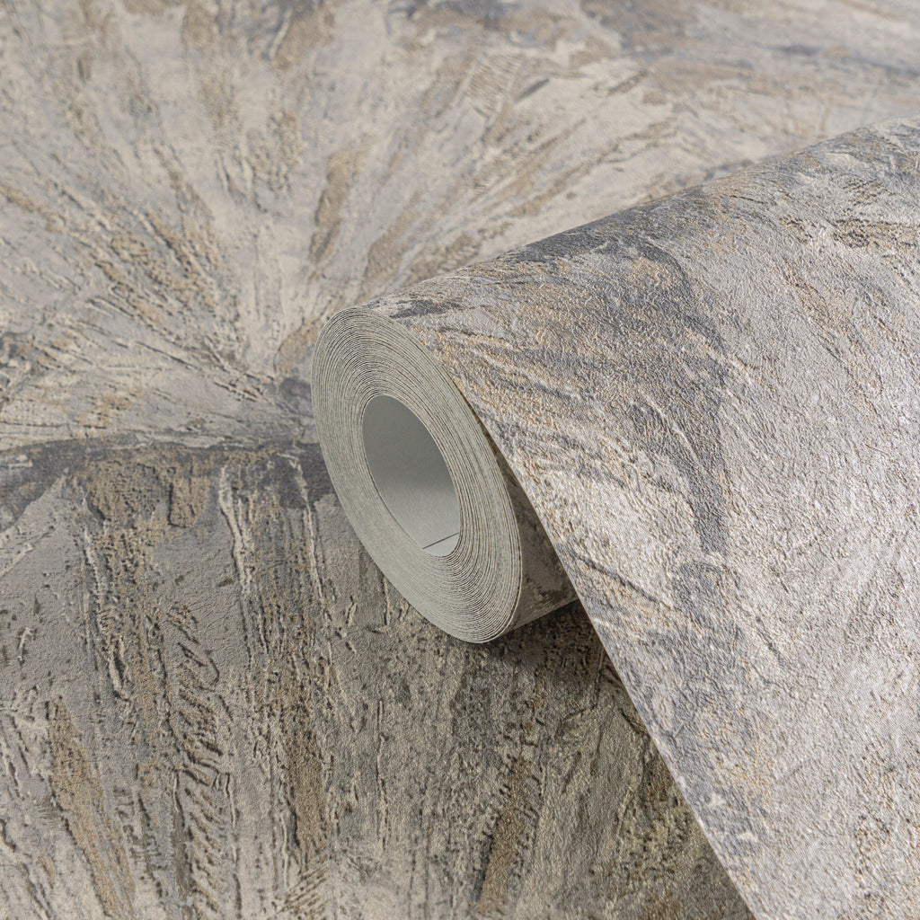 High-Quality Non-Woven Wallpaper Beige Graphic