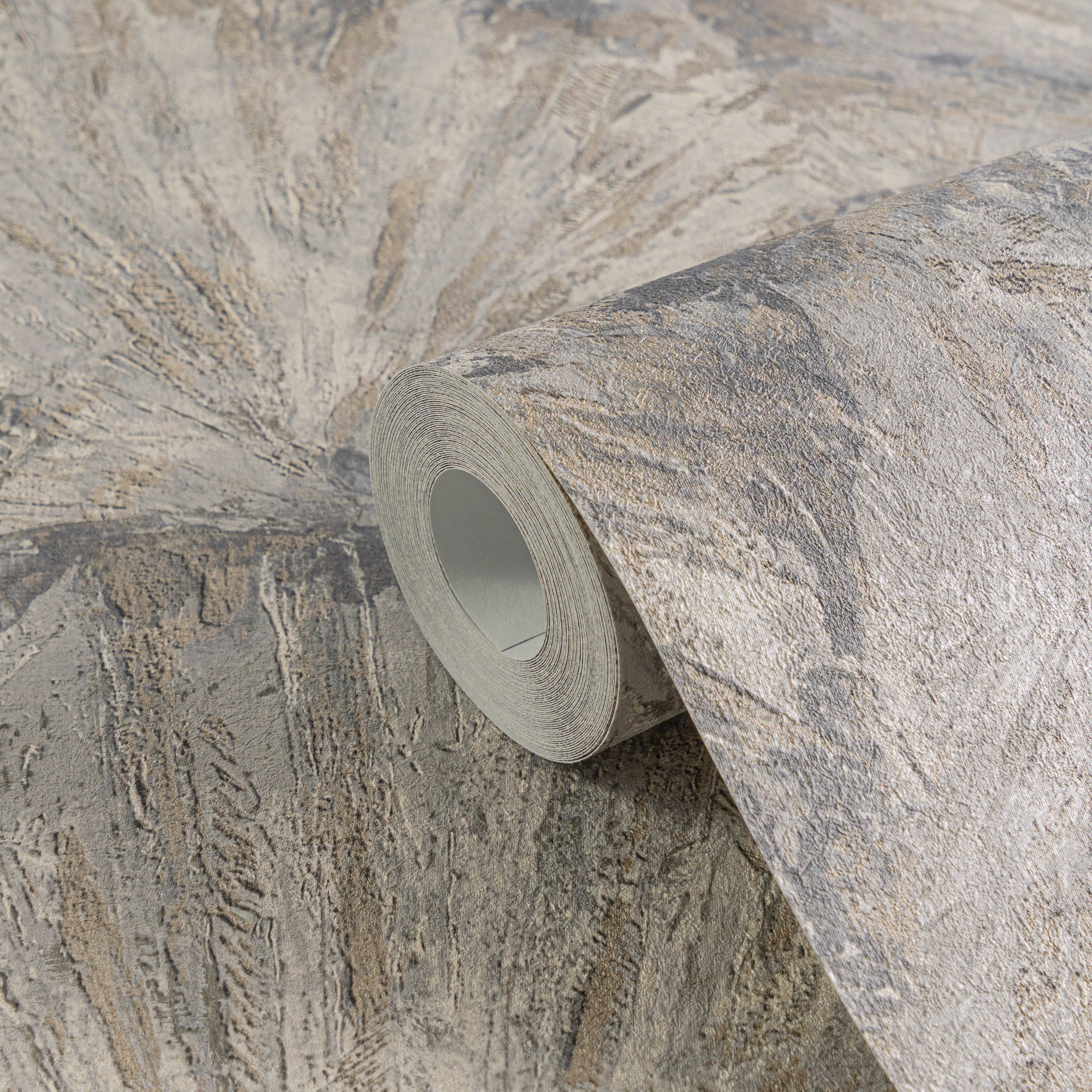 High-Quality Non-Woven Wallpaper Beige Graphic