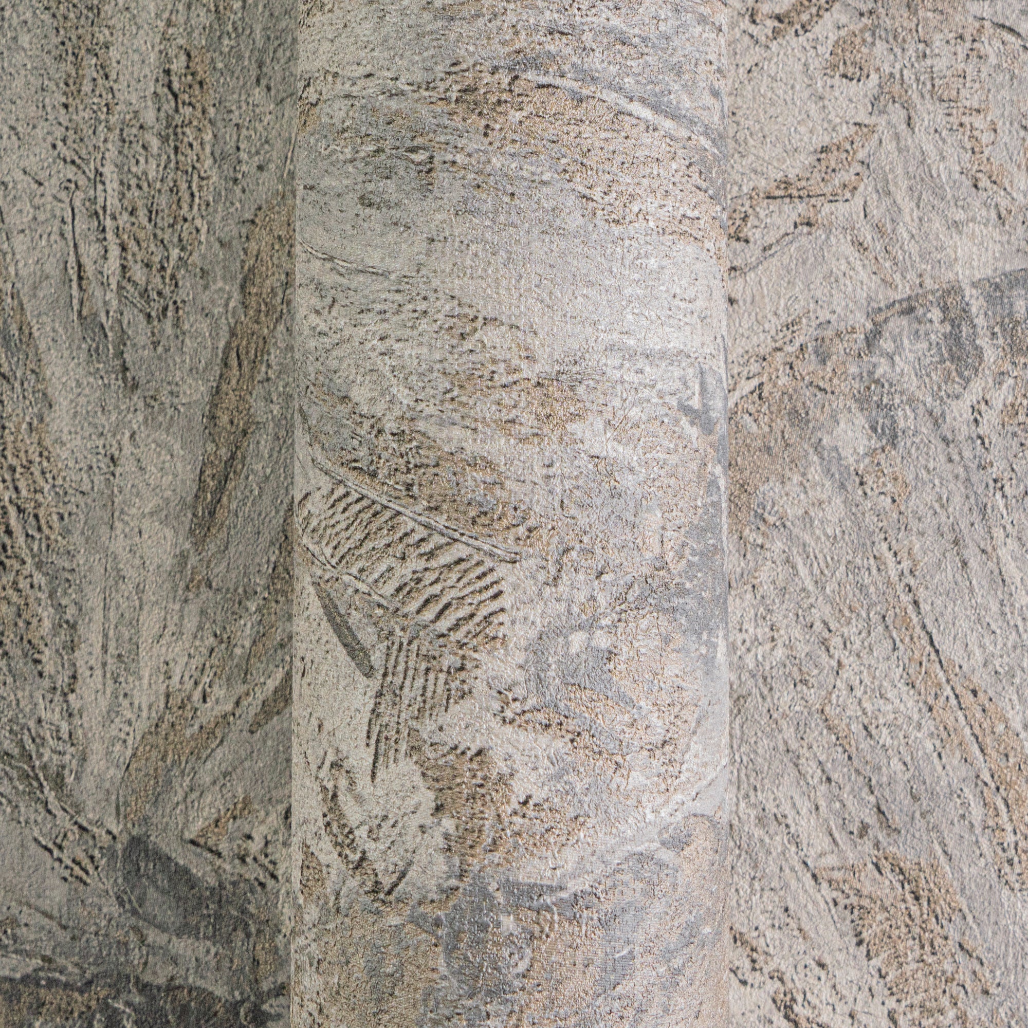 High-Quality Non-Woven Wallpaper Beige Graphic