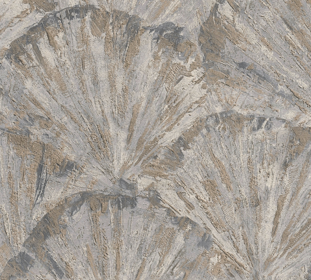 High-Quality Non-Woven Wallpaper Beige Graphic