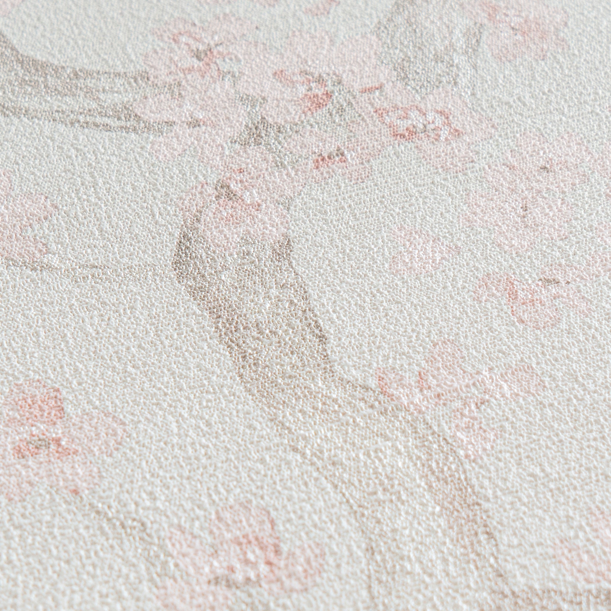 High-Quality Non-Woven Wallpaper Cream Floral