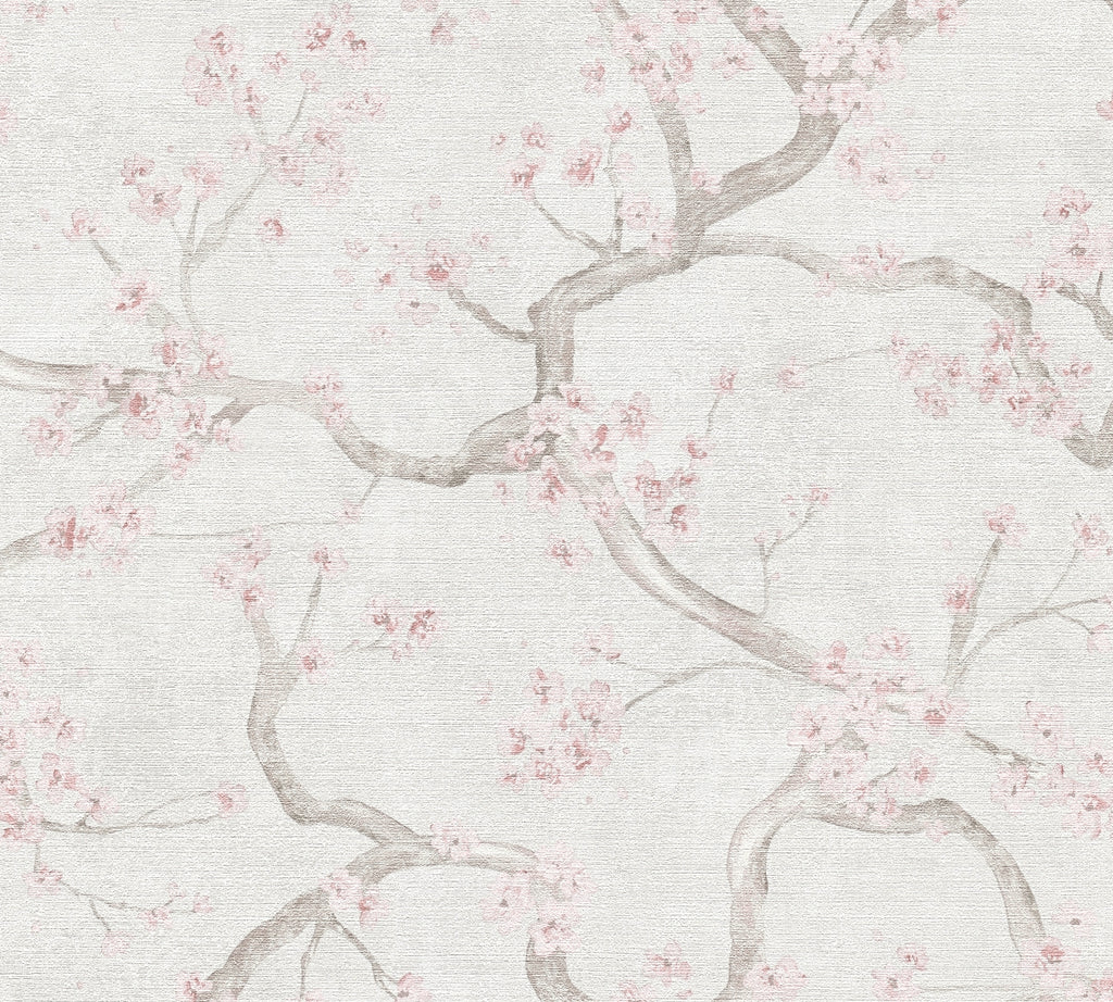 High-Quality Non-Woven Wallpaper Cream Floral