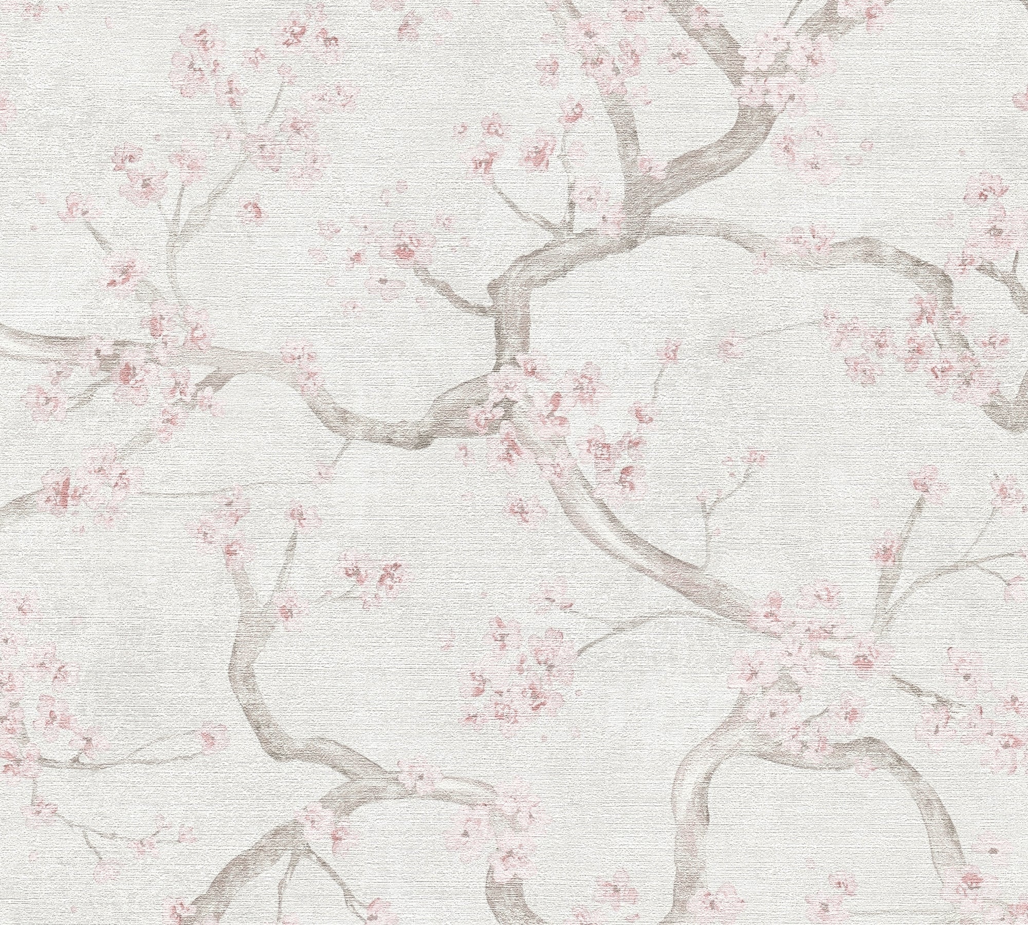 High-Quality Non-Woven Wallpaper Cream Floral