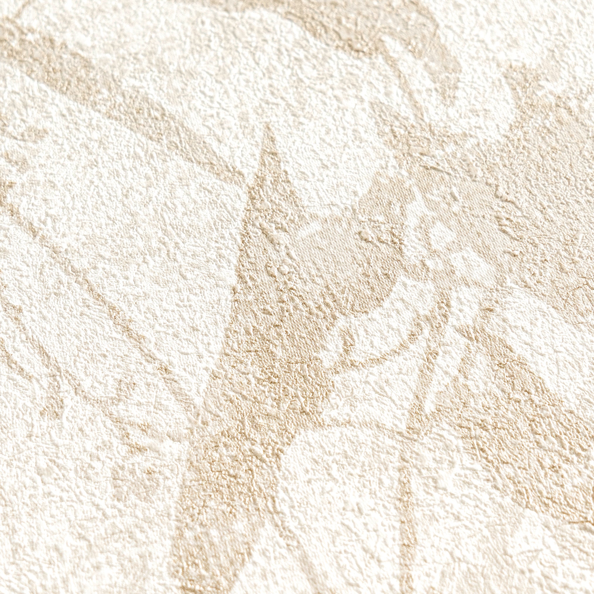 High-Quality Non-Woven Wallpaper Cream Floral