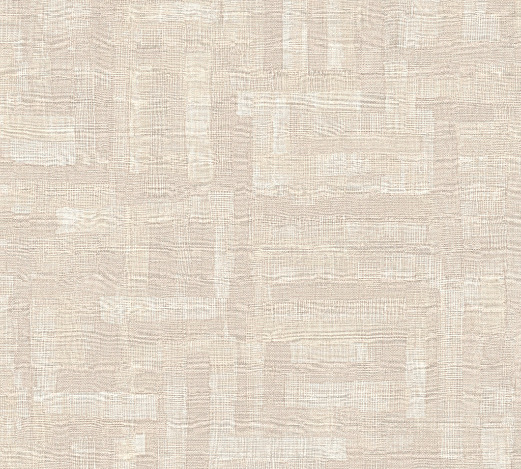 High-Quality Non-Woven Wallpaper Beige Graphic