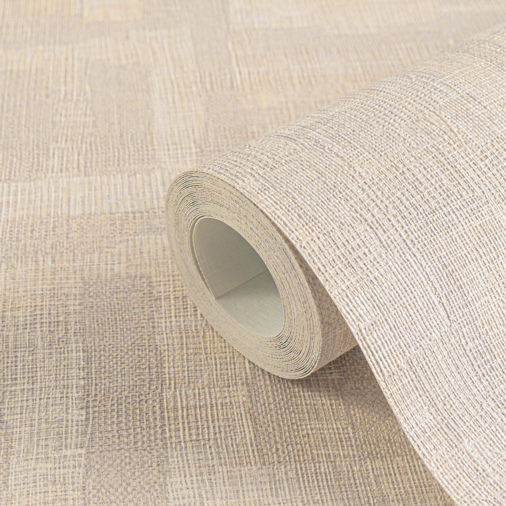 High-Quality Non-Woven Wallpaper Beige Graphic