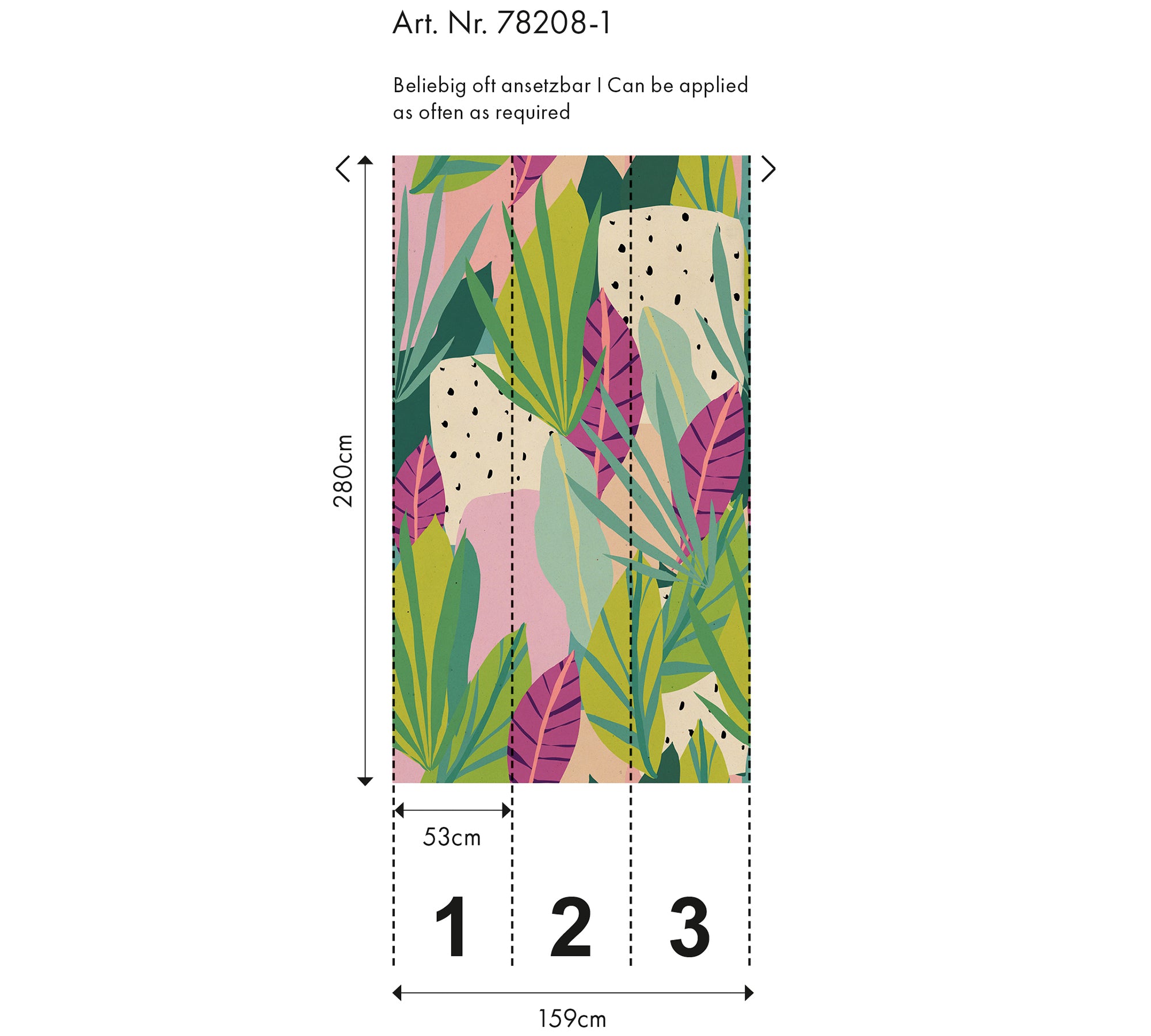 High-quality wallpaper from the Anna D'Andrea collection in green 