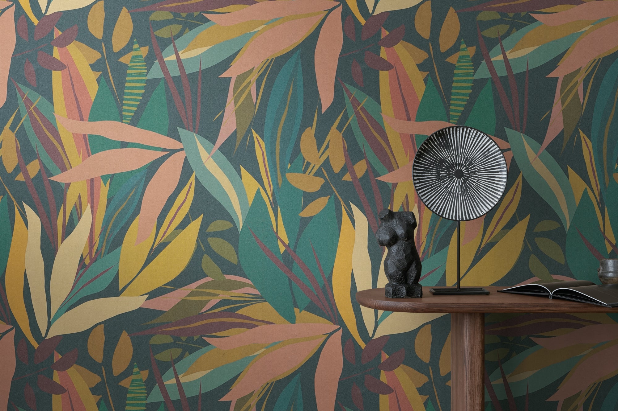 High-quality wallpaper from the Anna D'Andrea collection in blue 